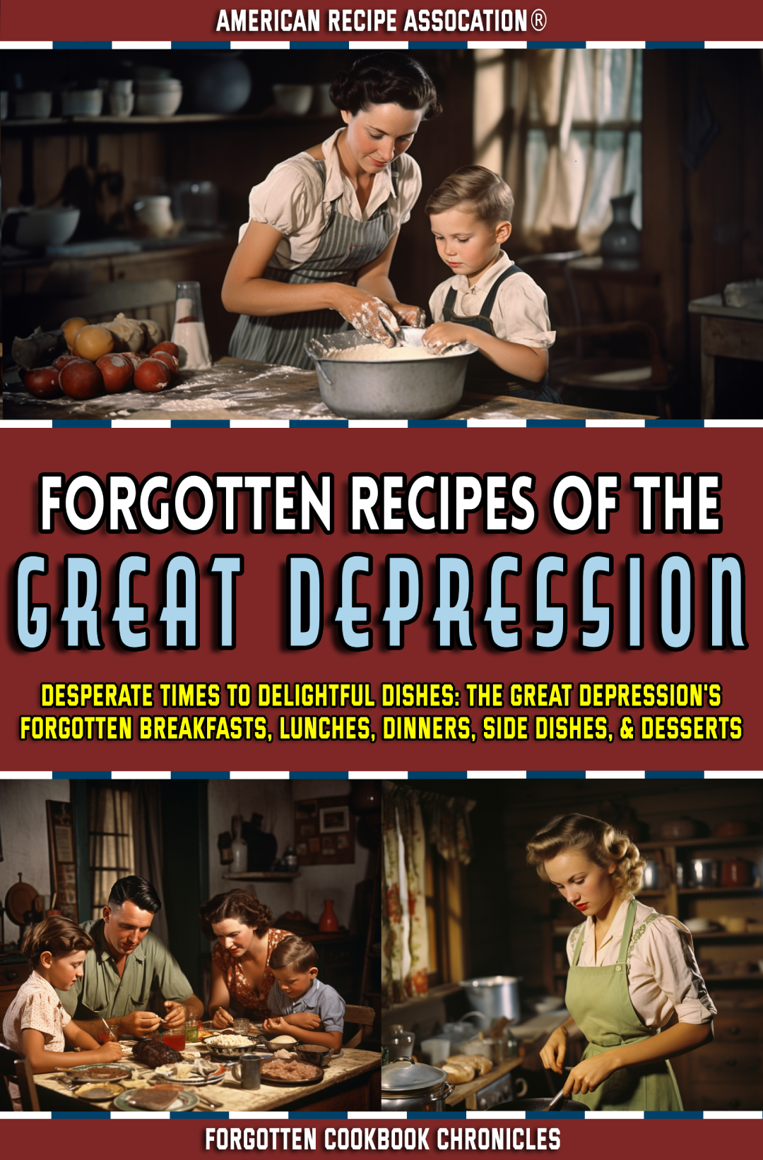 Forgotten Recipes of the Great Depression Cookbook - Book