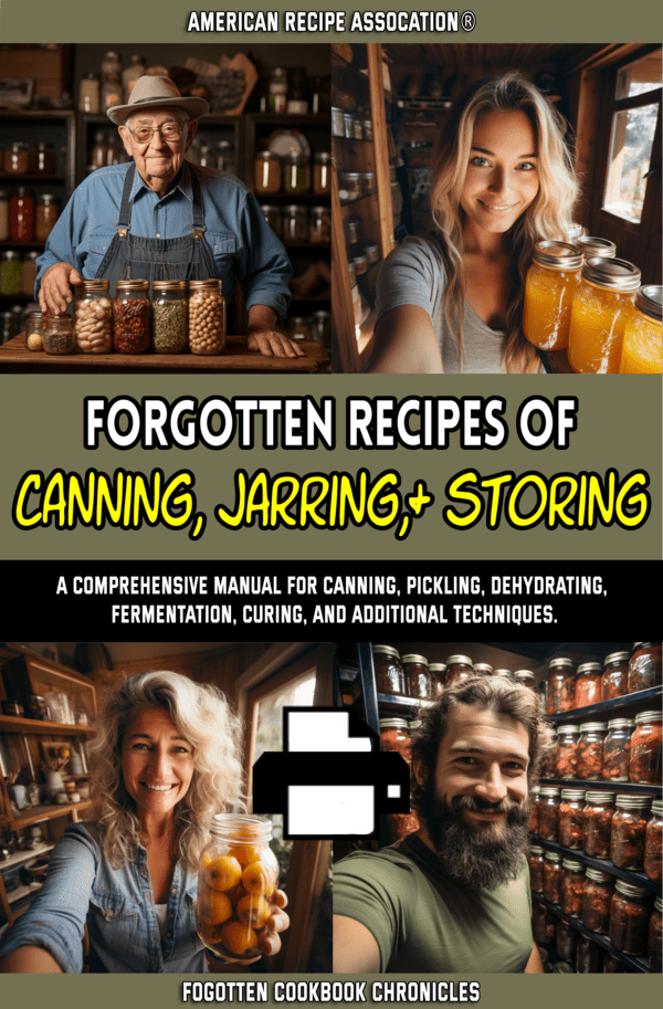 Forgotten Recipes of the Canning, Jarring, & Storing Cookbook - Printable