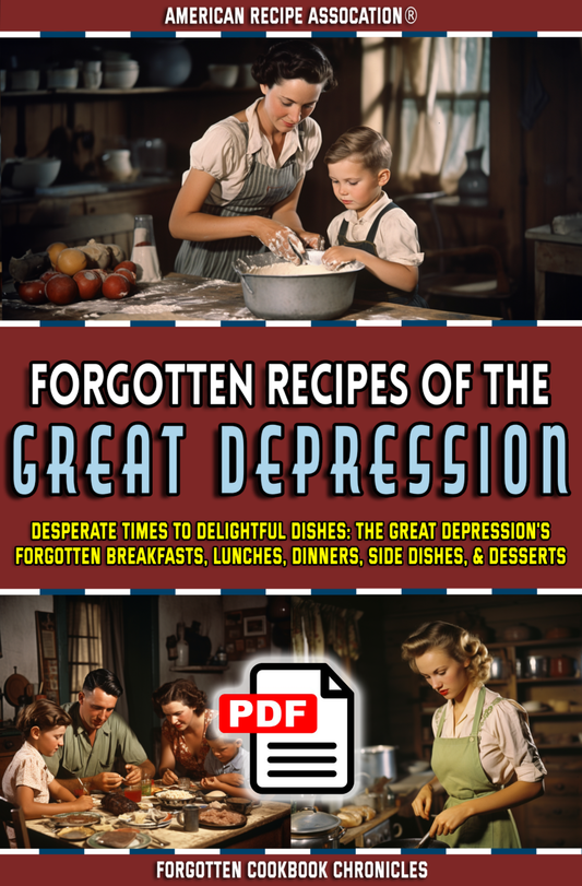 Forgotten Recipes of the Great Depression Cookbook - eBook